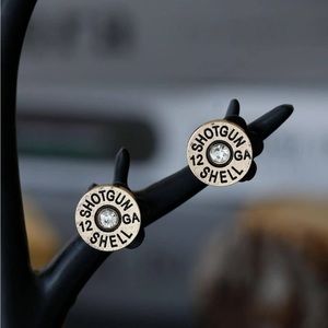 Shotgun stud earrings